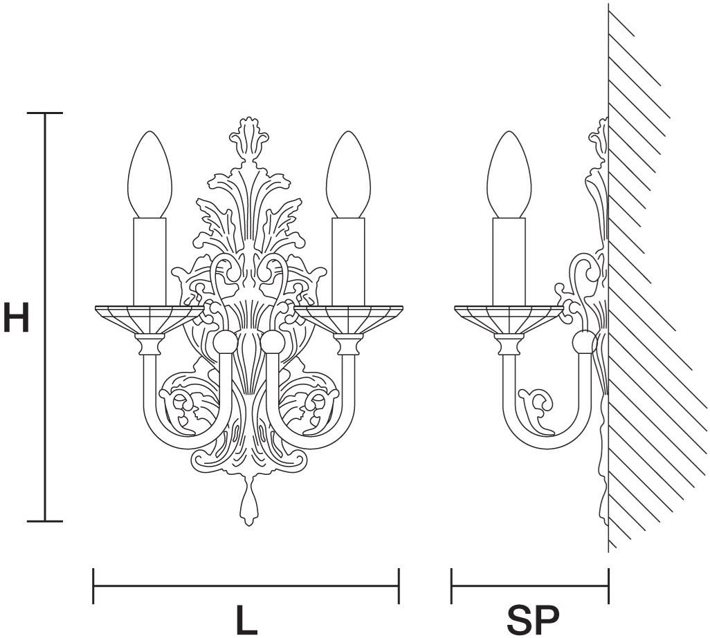 Masiero Настенный светильник из латуни Brass & spots sun-id-1367445 - Вид №3