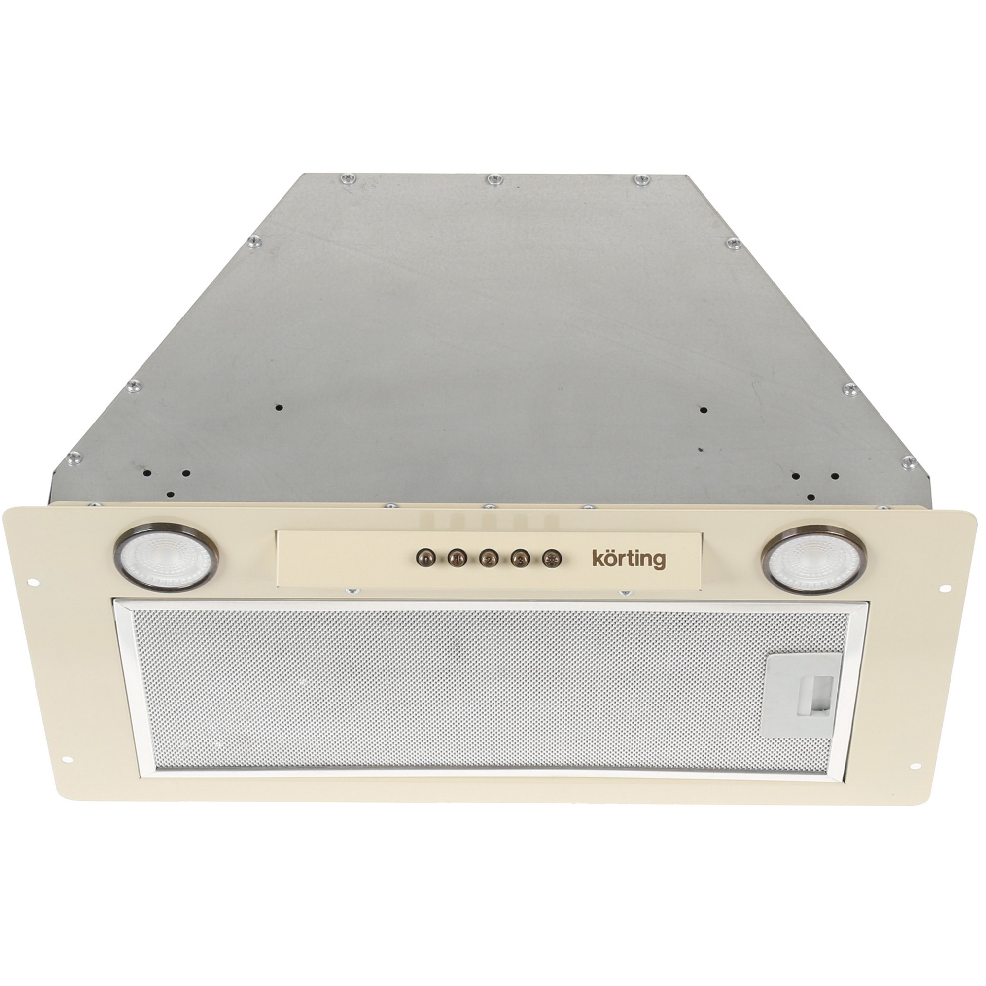 8169893 Вытяжка полновстраиваемая Korting KHI 6631 RB бежевый/золотистый STDN-0022395 - Вид №1