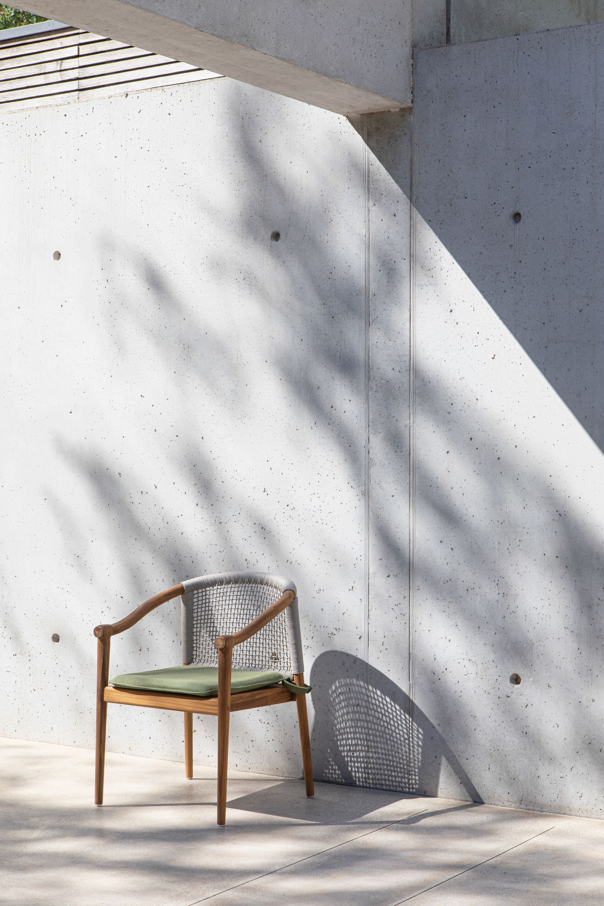 Садовый стул с подлокотниками из тика и веревки Atmosphera Lodge .25 ARCH-00139408 - Вид №4