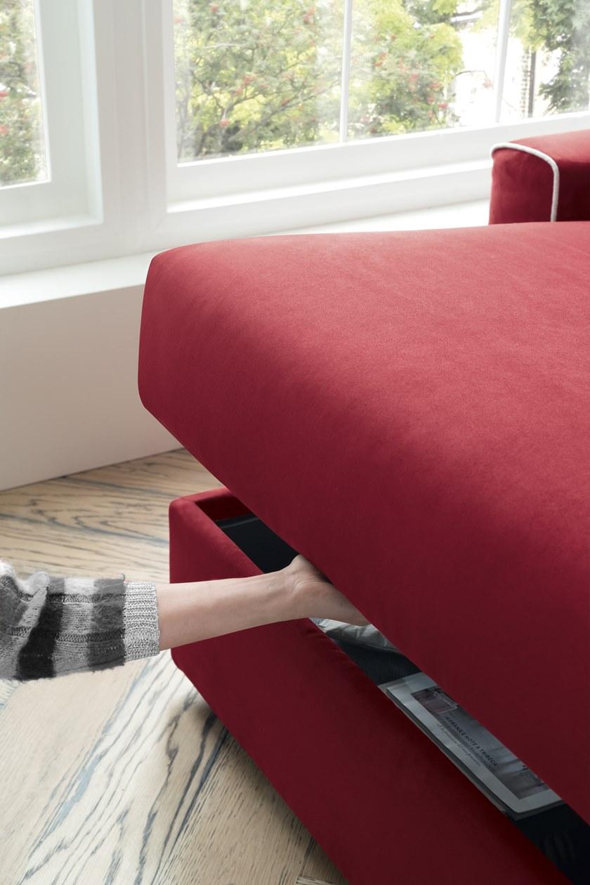 Felis 4-местный тканевый диван-кровать с шезлонгом Day & night sun-id-1365537 - Вид №2