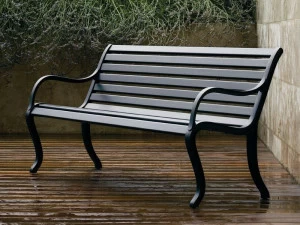 FAST Скамья из алюминия со спинкой Omnia selection