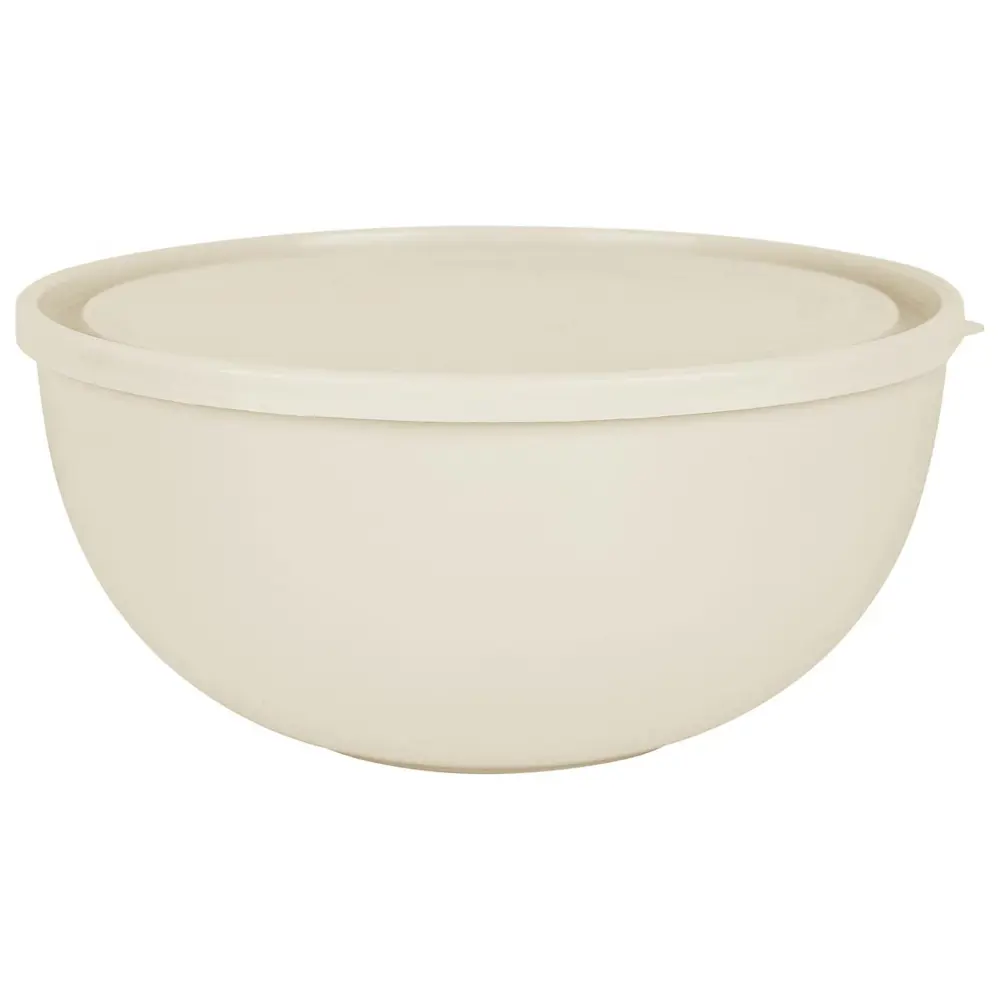 Салатник с крышкой Galaxy 550 мл 13.4 см круглый полипропилен цвет белый Santreyd STLM-2010107