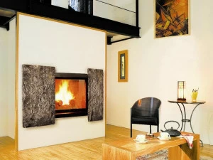 Focus creation Облицовка камина бронзой Métafocus