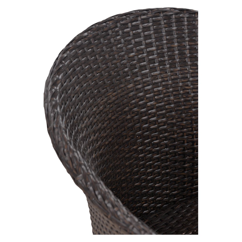 Плетеное кресло черное "Сицилия" AFINA  241000 Черный  - Вид №2