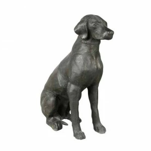 Статуэтка декоративная металлическая 70х28 см черная Labrador EICHHOLTZ  00-3879101 Бронза;черный
