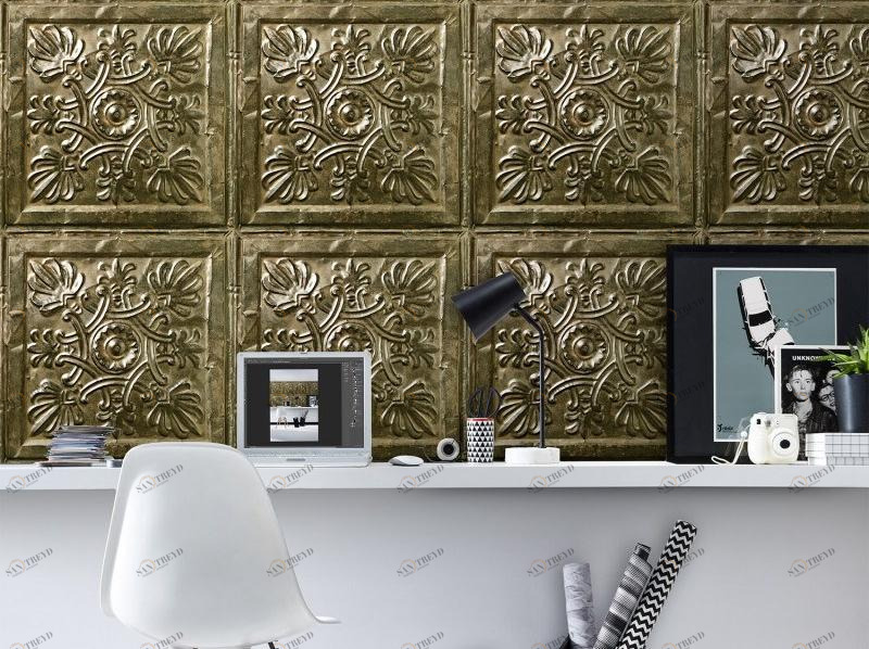 Koziel Моющиеся виниловые обои Tin tiles Ppv004d--x6 