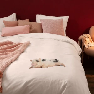 Детское постельное белье односпальное "Поросенок" розовое 150х200 см SNURK  335481 Розовый