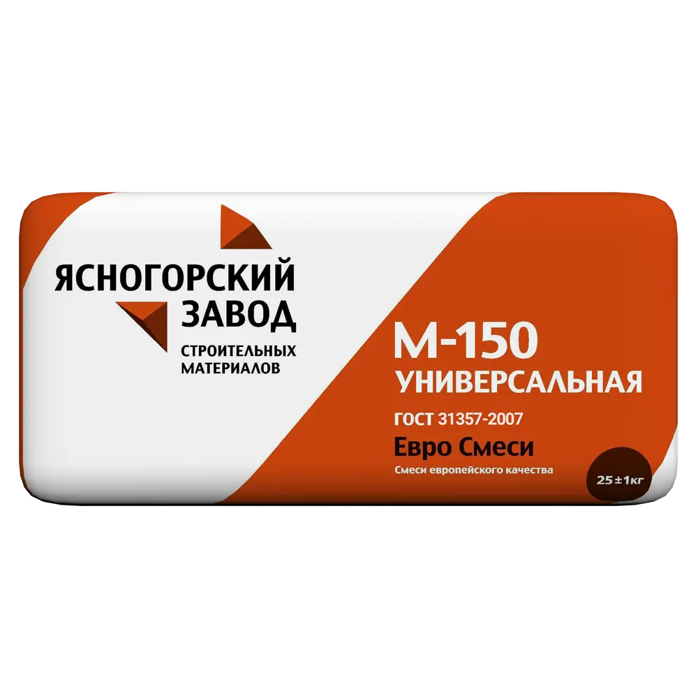Универсальная смесь М150 Ясногорский Завод для штукатурки и кладки 82303124 STLM-0024160