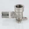VTm.254.N.002005 Пресс-фитинг – угольник с креплением (водорозетка) Valtec 20 мм х 3/4"  - Вид №4