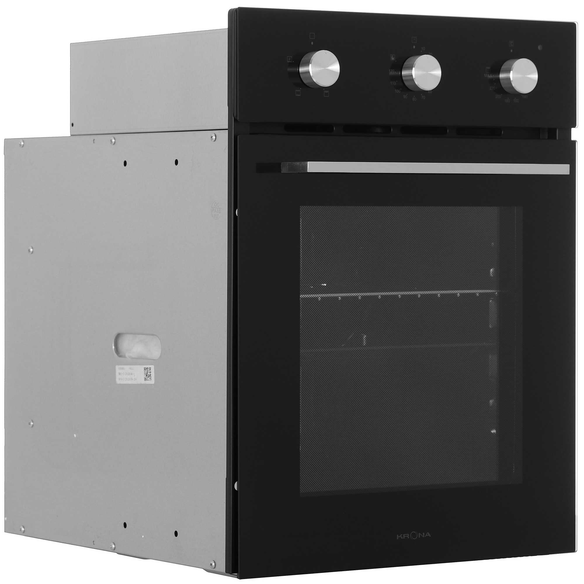 9163546 Электрический духовой шкаф KRONA LINDE 45 BL черный KRONA1 STDN-0149754 - Вид №1