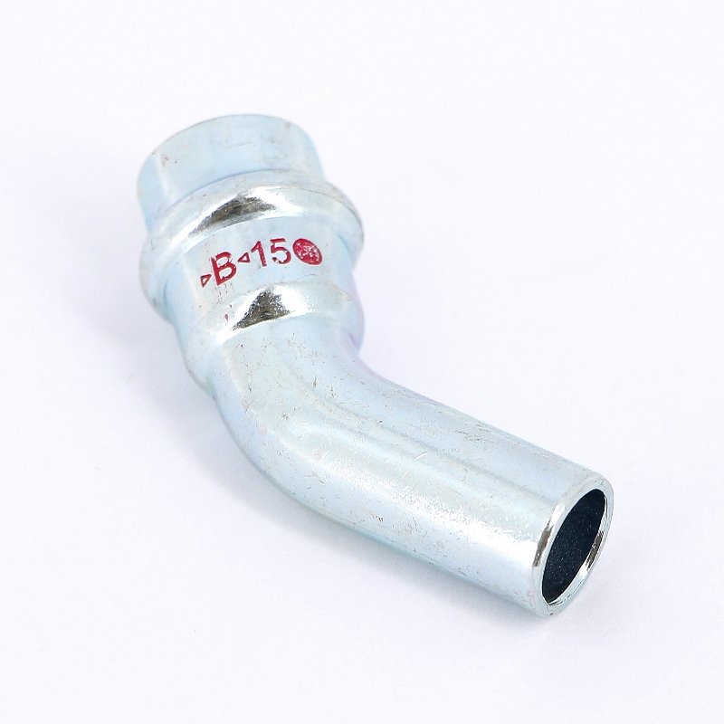 Угол-вставка 45° пресс оцинкованная сталь 15 IBP PC50400150000 - Вид №1