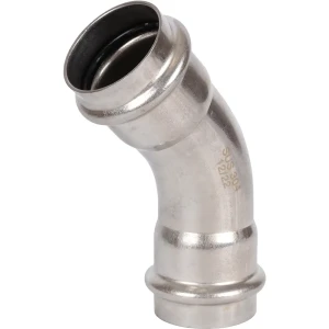 Угол Rommer 42 мм 45 градусов ВПр-ВПр нержавеющая сталь