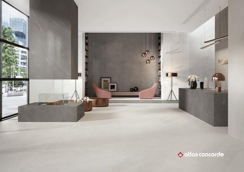 Atlas Concorde Белый пол с эффектом камня Marvel stone sun-id-1385443 - Вид №6