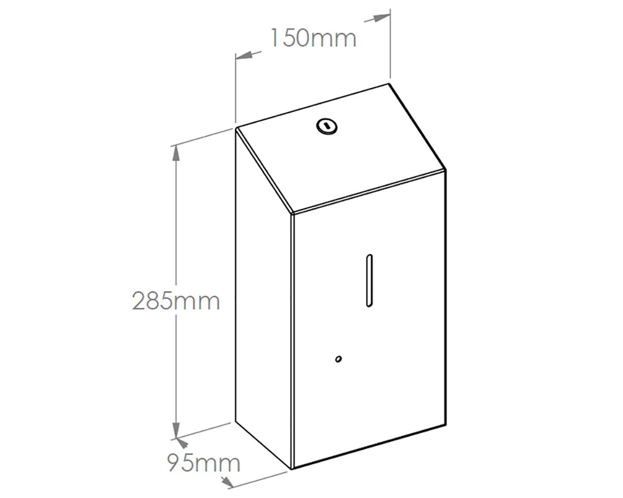 DSP502 Бесконтактный автоматический дозатор пенного мыла STELLA AUTOMATIC для одноразовых картриджей 1000 г, полированная сталь Merida  - Вид №1