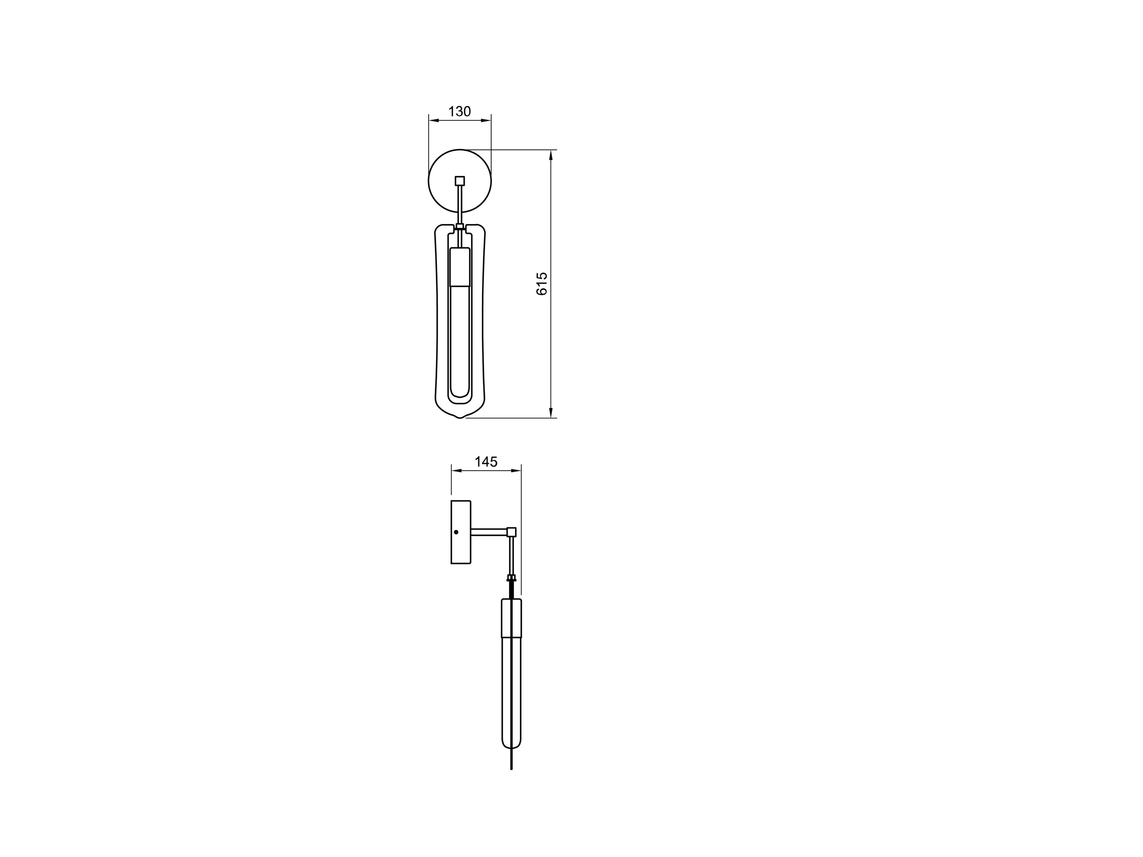 Металлический светодиодный настенный светильник Hind Rabii Aurelia ARCH-00138826 - Вид №9