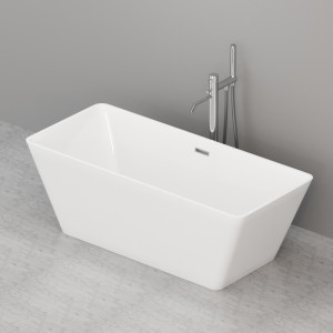 743101 Ванна отдельностоящая из акрила в комплекте с донным клапаном клик-клак 160 см цвет Белая глазурь Kerasan Ego Италия