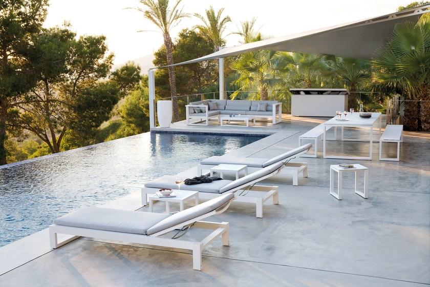 MANUTTI Прямоугольный алюминиевый садовый стол Fuse sun-id-1422001 - Вид №4