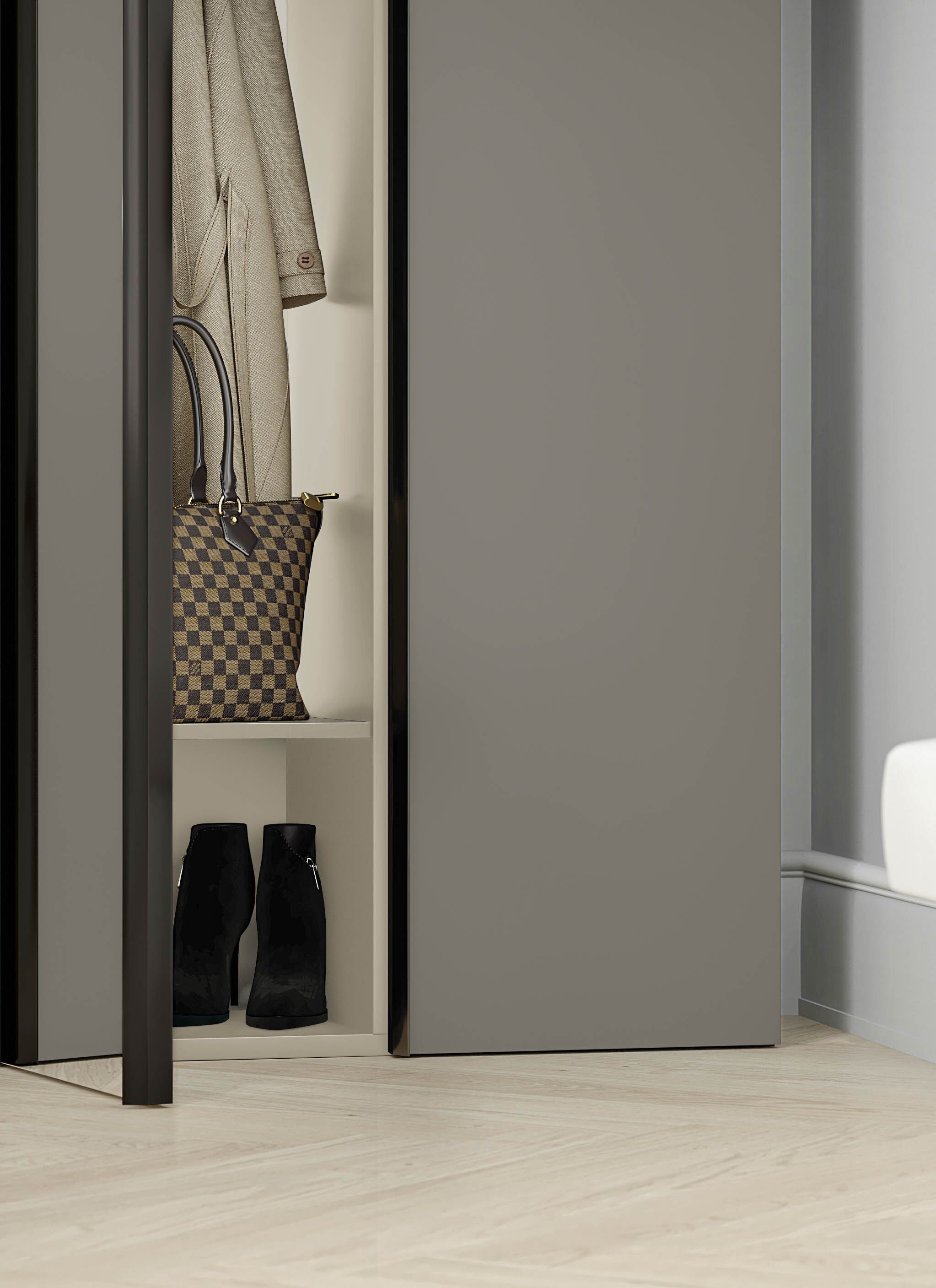 Прихожая мебель с зеркалом Birex SKAP COMP.3 ARCH-00067897 - Вид №2