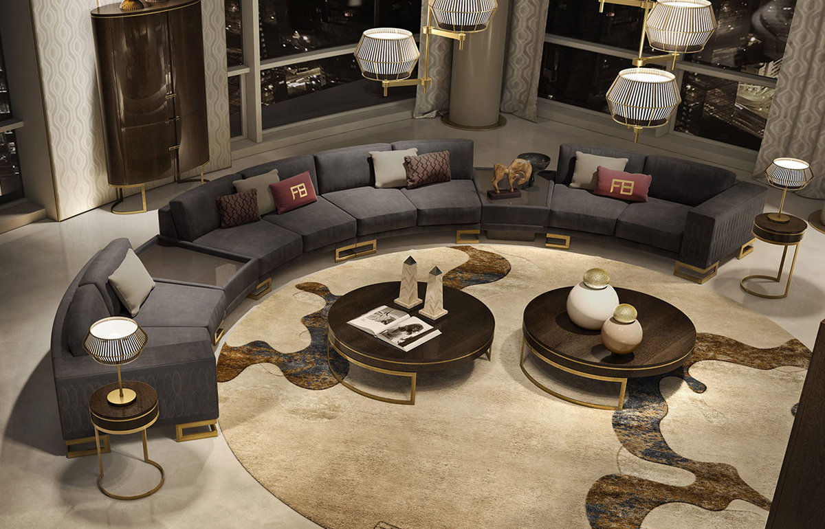 Диван ZAFFIRO FRANCO BIANCHINI ZAFFIRO COMPOSIZIONE 5 