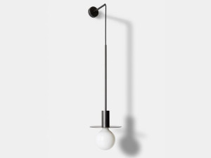 Настенный светильник из матового стекла