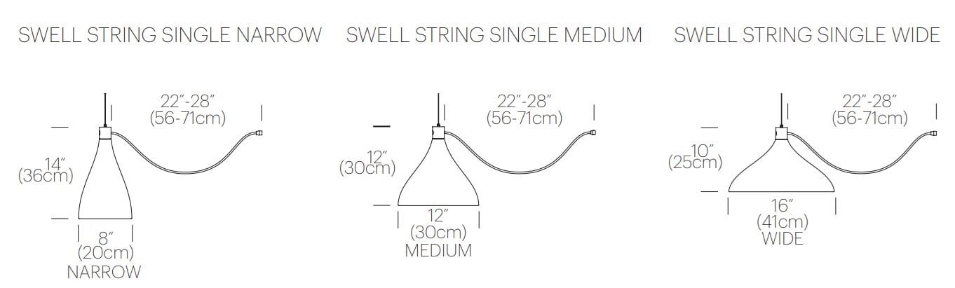 Алюминиевый затемняемый светодиодный подвесной светильник Pablo Designs SWELL ARCH-00034335 - Вид №18