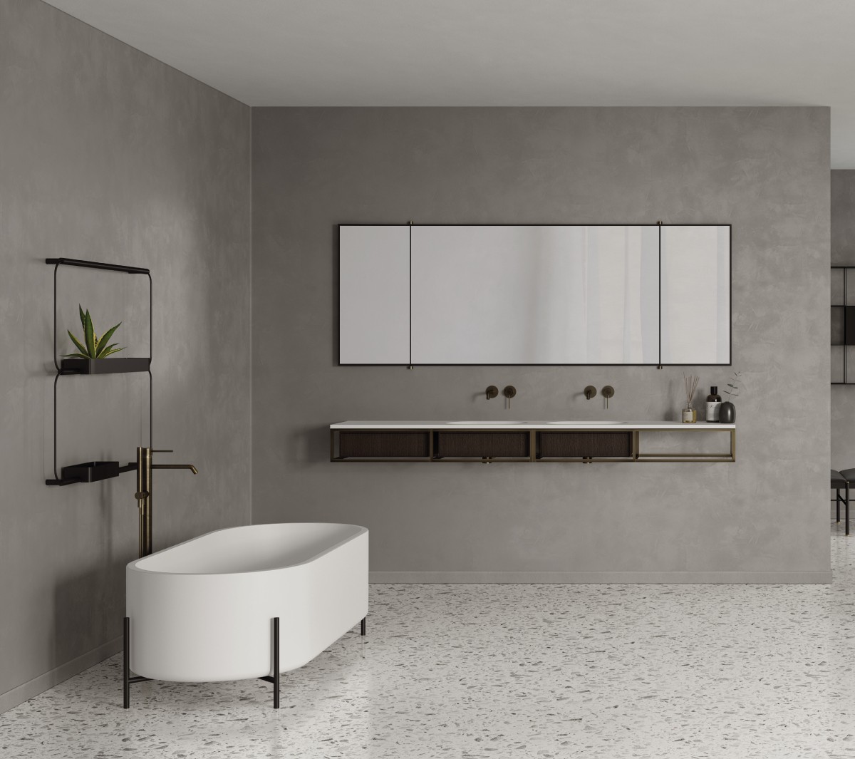 Ex.T Nouveau Tilting Mirror Настенное прямоугольное зеркало EXNOUSPTILT - Вид №2