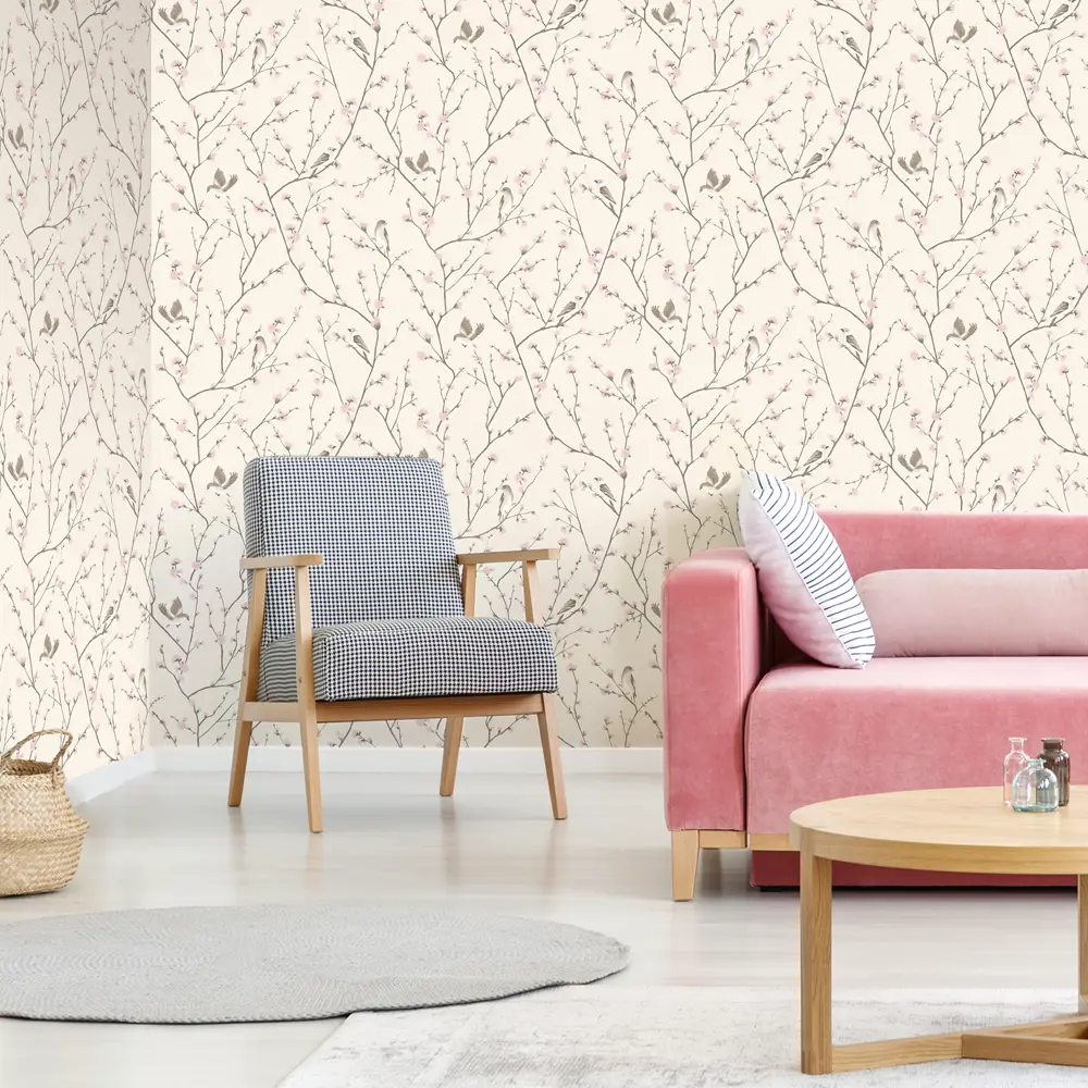 Обои флизелиновые Euro Decor Julie бежевые 1.06 м 7007-02 82377938 STLM-2027656 - Вид №3