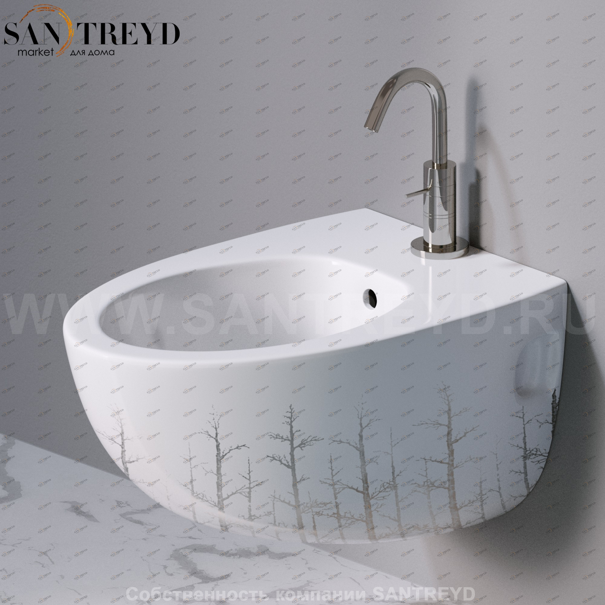 S512.405P Биде подвесное OVAL A. e T. Italia AeT ITALIA