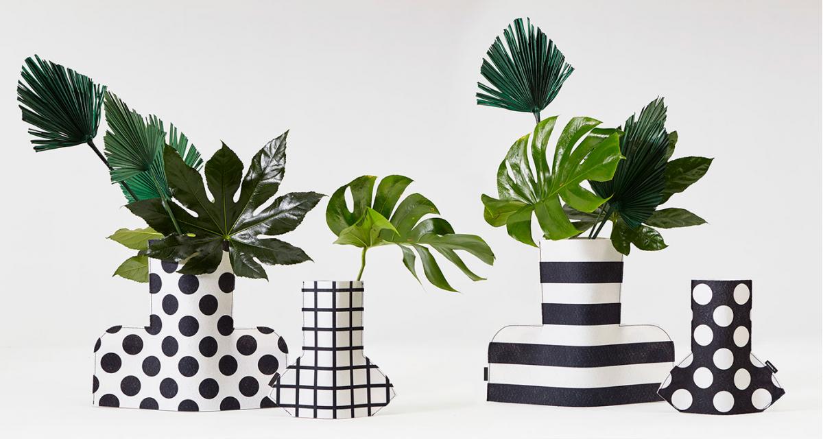 072081 Ваза s monochrome SANCAL FLOWER POWER - Вид №2