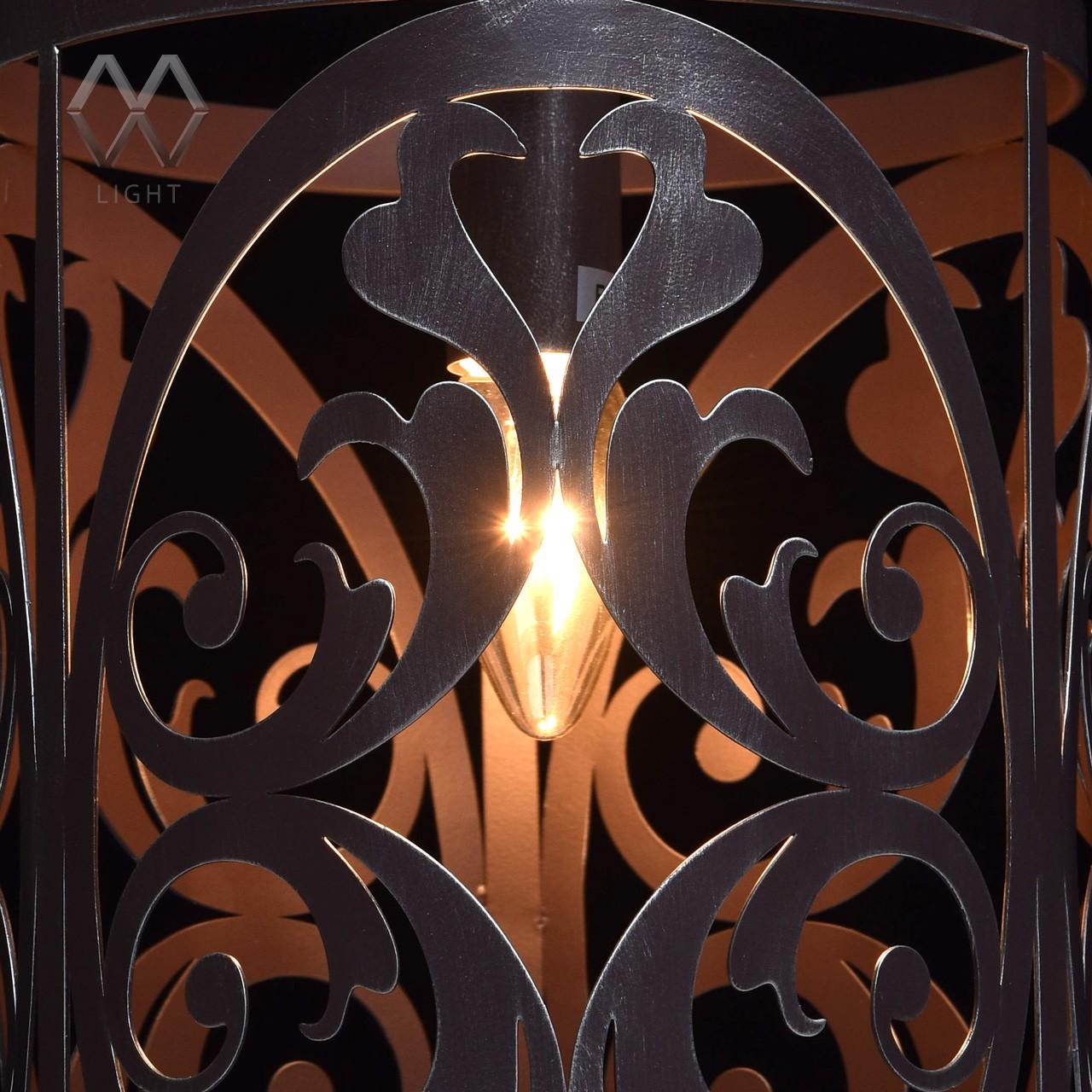 Подвесной светильник MW-Light Замок 12 249016801 MW-LIGHT ЗАМОК 199277 Черный  - Вид №3