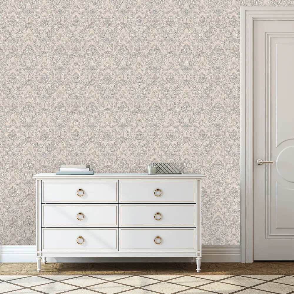 Обои флизелиновые 1,06х10 м цвет серый ED1117-01 81961315 STLM-2069667 EURO DECOR Жозефина - Вид №3