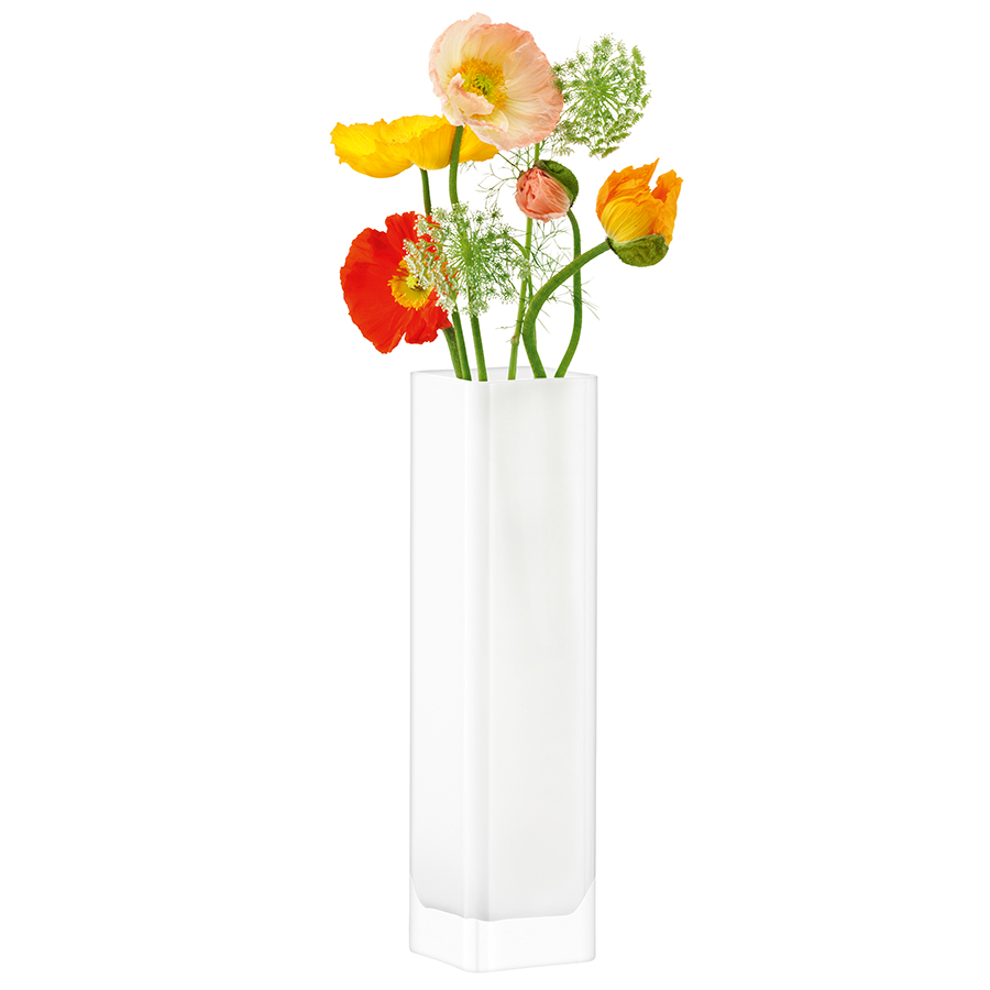 Ваза прямоугольная 40х10х10 см белая Modular LSA INTERNATIONAL ДИЗАЙНЕРСКИЕ 253409 Белый  - Вид №2