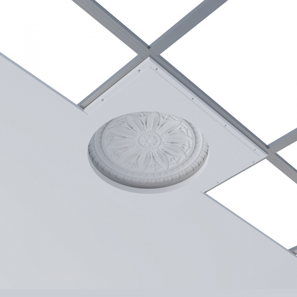 SN 402C Встраиваемый купольный гипсовый светильник Stellanova ATLAS 425 CLASSIC  - Вид №1