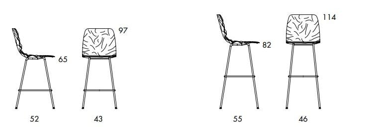 Стул с подставкой для ног Bla Station Dent ARCH-00078178 - Вид №3