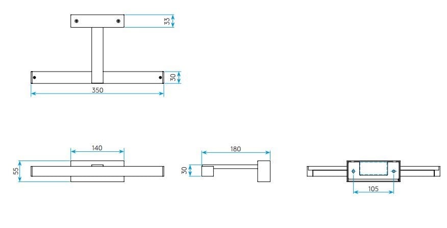 Алюминиевый светодиодный настенный светильник Astro Lighting KASHIMA ARCH-00068295 - Вид №5