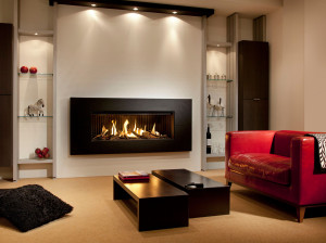 Настенный газовый камин