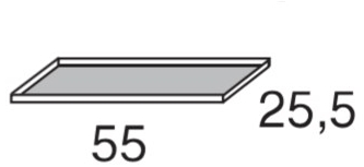 Former In Italia Прямоугольный поднос из окрашенного металла sun-id-1346368 - Вид №1
