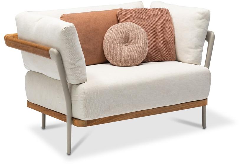 MANUTTI Садовое кресло с подлокотниками, обитое тканью Flex 1s / 1s048 - Вид №1