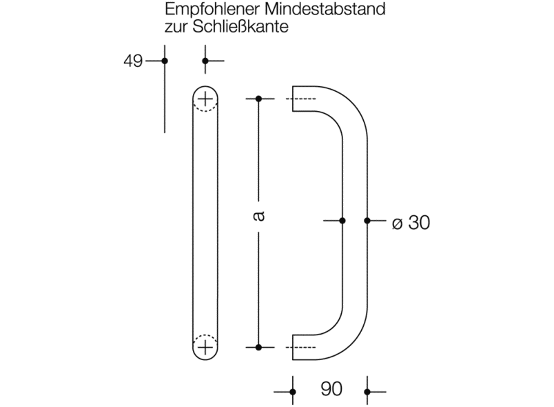111XA.3006G1 Справиться HEWI Beschläge für Außentüren  - Вид №3