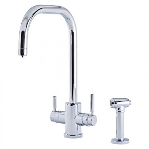 1714 Phoenix 3-в-1 кран с мгновенной подачей горячей воды с U-образным изливом и ополаскивателем Traditional Perrinandrowe