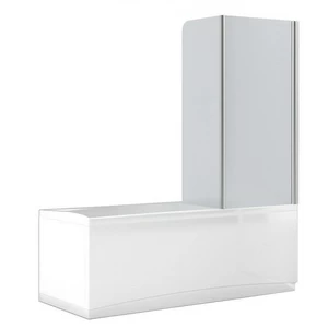 Шторка на ванну Aquanet AQ4 R, узорчатое стекло