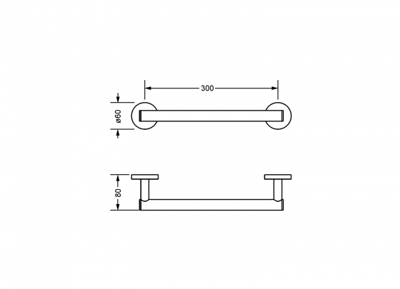 Поручень для ванны JOERGER Exalновинка 632.00.031.000 - Вид №1