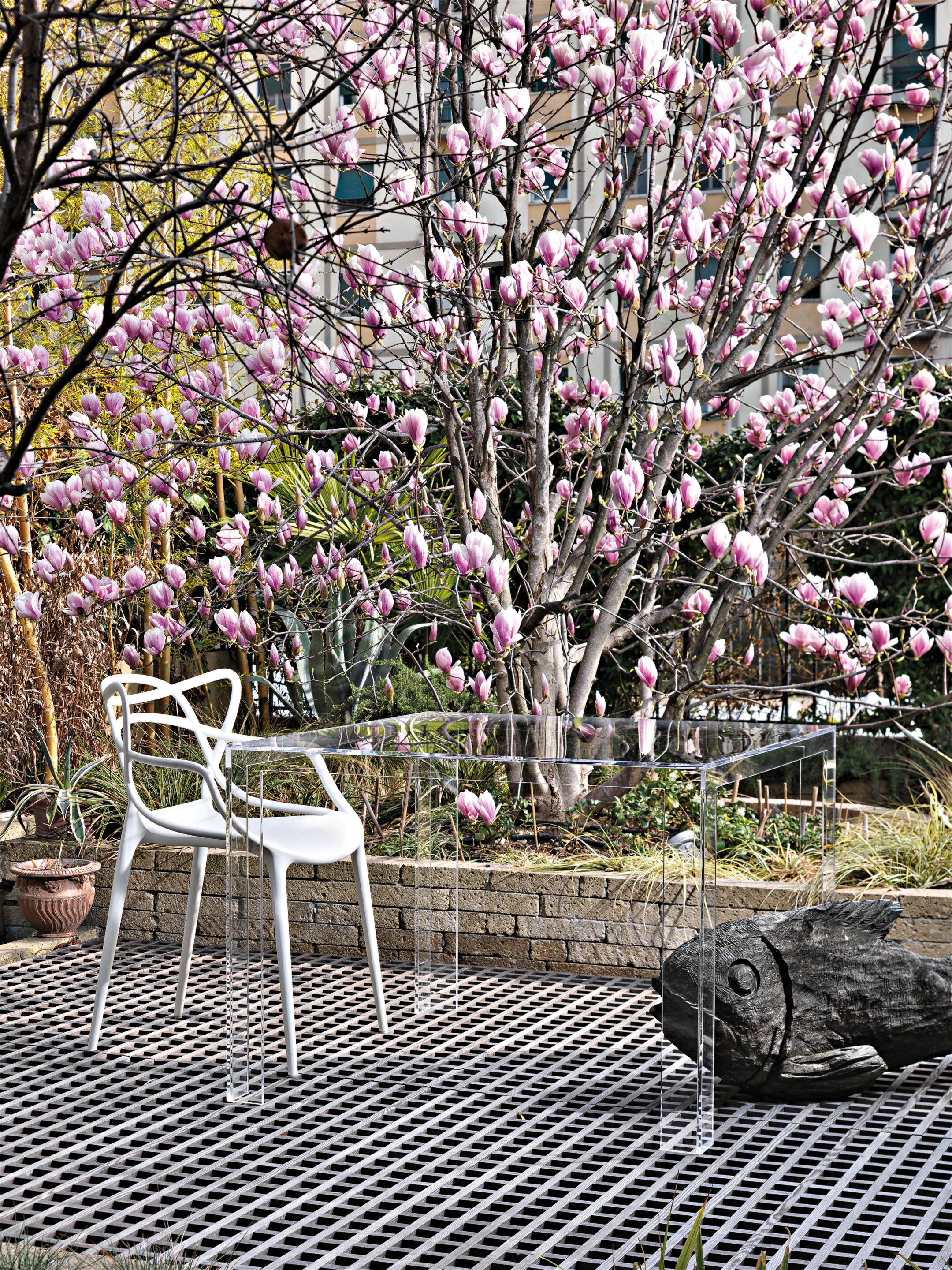 Штабелируемый стул из инженерного пластика с подлокотниками Kartell Masters ARCH-00054309 - Вид №12