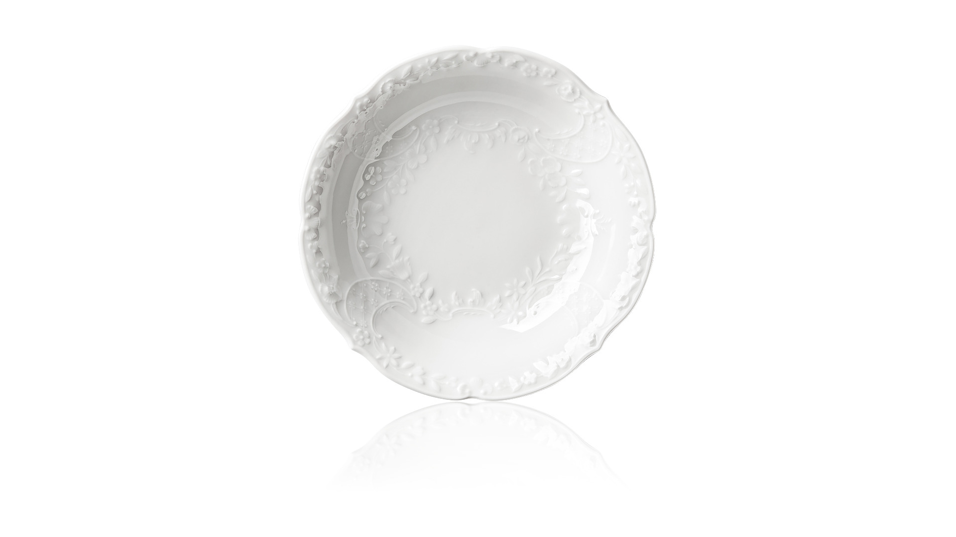 10639799 Meissen Столовый сервиз Meissen "Новый марсель, белый рельеф" 6/28 Фарфор  - Вид №3