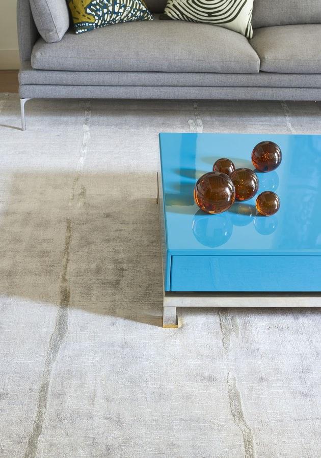 Toulemonde Bochart Однотонный прямоугольный ковер из шелка Plain textured sun-id-1396643 - Вид №5