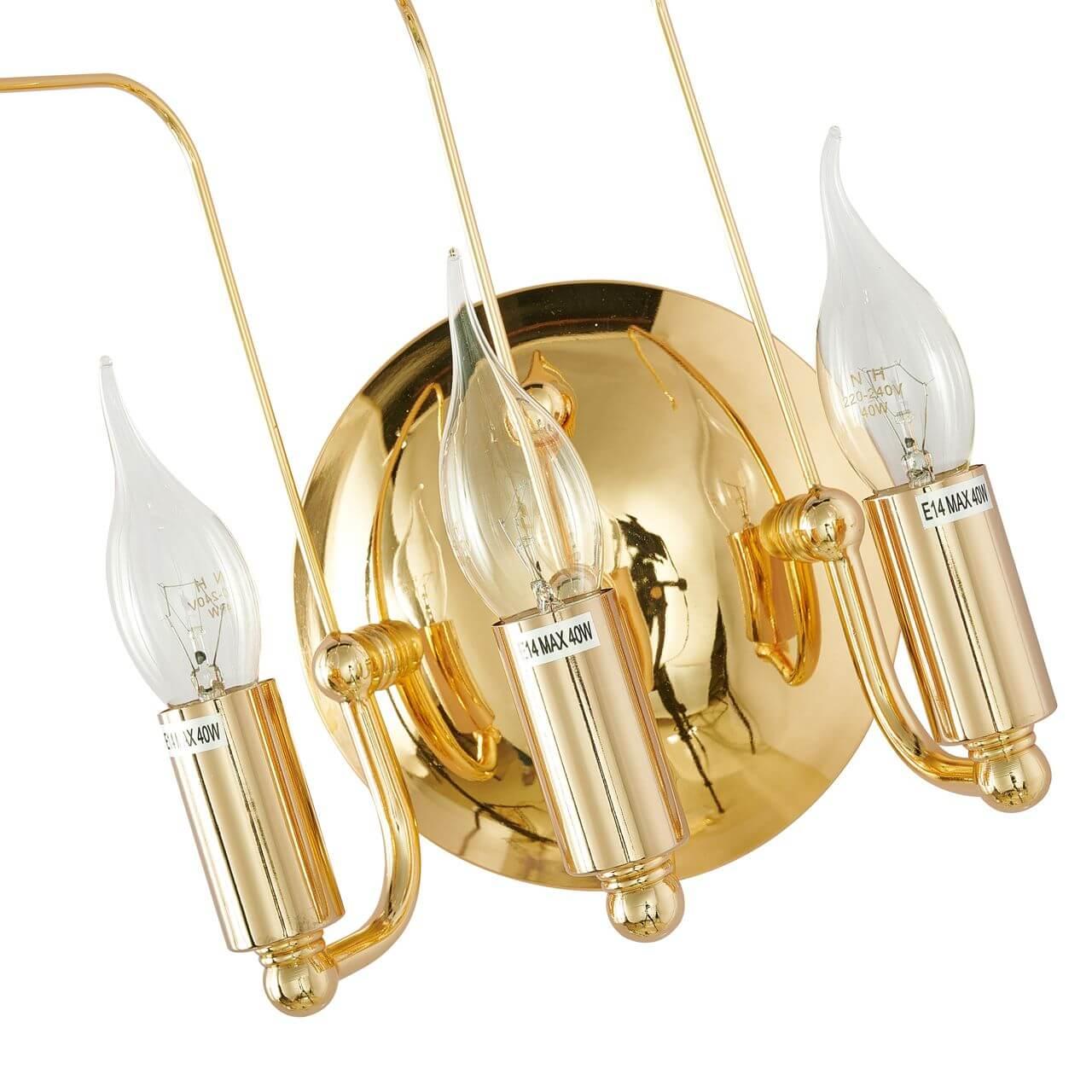 Настенный светильник Favourite Pulcher 2619-3W FAVOURITE PULCHER 00-3890904 Золото;прозрачный  - Вид №2