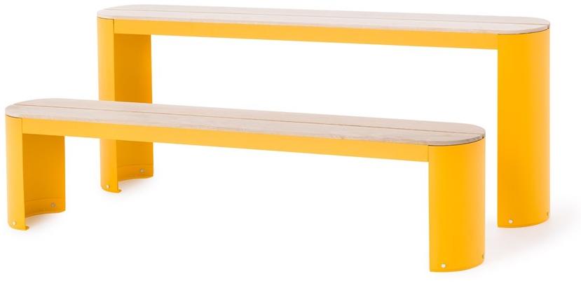 Nola Industrier Лакированная скамья без спинки Urban play U07-10 bench - Вид №3