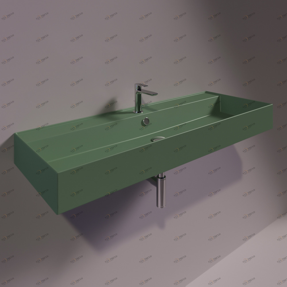 AG121MIRTOMATT Подвесная раковина настенная прямоугольная Simas Agile