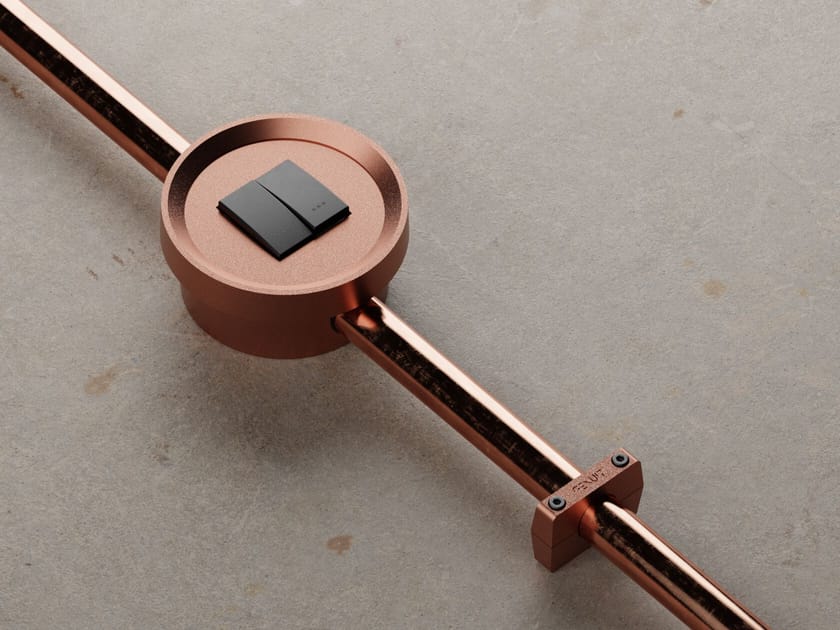 Окрашенная алюминиевая электрическая коробка Genuit медь ARCH-00091034