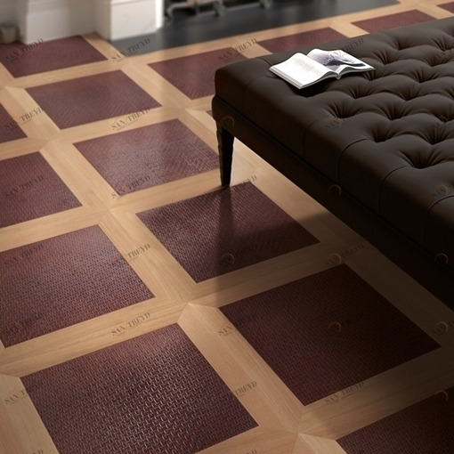 Напольное покрытие из дерева и кожи intreccio Devon Devon PATINA Devon&Devon